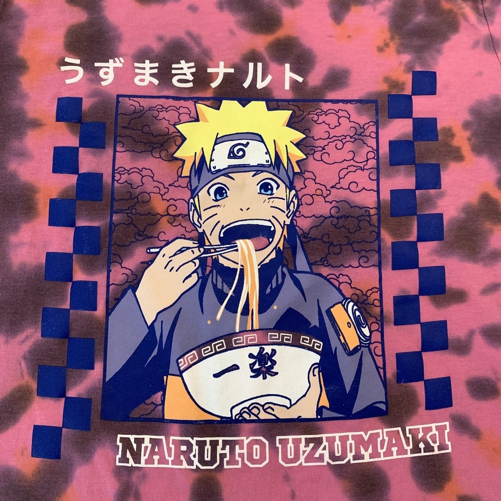 Naruto Uzumaki Shirt Mens XL‎ Anime Manga Ramen Noodles Shippuden Tee